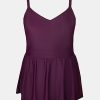 Plus Size Swimsuit for Women One Piece Bathing Suit Scoop Neck Ruffled Swim Dress Adjustable Straps
