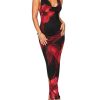 Women's Floral Halter Maxi Dress Draped Cowl Neck Backless Bodycon Wedding Guest Party Mesh Cocktail Long Dresses
