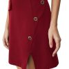 Women's Formal Dresses 2025 Summer Sleeveless Short Dress Elegant Bussiness Office Outfits