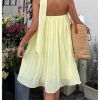 412Q5w3rsSL.jpg Women's Y2k Tube Mini Dress Sleeveless Party Beach Summer Flowy Sundresses with Scarf