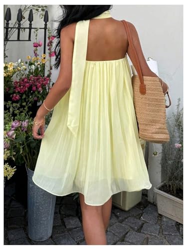 412Q5w3rsSL.jpg Women's Y2k Tube Mini Dress Sleeveless Party Beach Summer Flowy Sundresses with Scarf