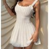 41XeziSOSzL.jpg Women's Summer Sleeveless Knit Sweater Dress Scoop Neck Flowy Beach Mini Dresses Date Outfits