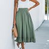41dcZR6hXOL.jpg Women's Summer Midi Dresses Sleeveless Tank Smocked Beach Vacation Hawaiian 2025 Flowy Sundress