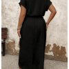 41j2sL3ahL.jpg Women's Plus Size Wrap Long Dress Dolman Sleeve Crew Neck Belted Casual Dresses