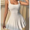 41mdQBX-auL.jpg Women's Summer Sleeveless Knit Sweater Dress Scoop Neck Flowy Beach Mini Dresses Date Outfits