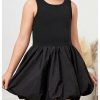 41rs4iHL1KL.jpg Toddler Girl's Summer Bubble Dress Sleeveless A Line Party Birthday Short Tank Dresses