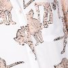 51NIOCLzbxL.jpg Dress Button Down Shirt Dress Long Sleeve Blouse Top Leopard Print