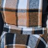 Women's Overall Dress Square Neck Plaid Sleeveless Casual Short A Line Cute Fall Mini Pinafore Dresses