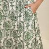 51PNf6ETF0L.jpg Women's Plus Size Casual Summer Midi Dress Square Neck Short Sleeves Smocked Waist with Pockets