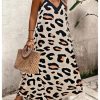 51R9jPdUuvL.jpg Women's Plus Size Leopard Print Sleeveless Loose Flowy Maxi Cami Dress Summer Going Out Outfits