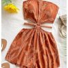 51Tq3BsbBBL.jpg Women's Boho Cutout Open Back Tie Tube Rompers Summer Strapless Shorts Jumpsuit