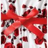 Girl's Floral Midi Dress Crew Neck Sleeveless Bow Knot A Line Summer Boho Tank Dresses