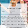 Womens V Neck Summer Mini Dress Sleeveless Ruffle Spaghetti Strap Racerback Flowy Beach Vacation Sundresses