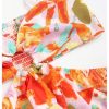 Women's Floral Print Cut Out Dress Tie Shoulder Sleeveless Boho Vacation Long Flowy Dresses
